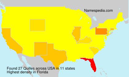 Surname Quilles in USA Surname Quilles in USA