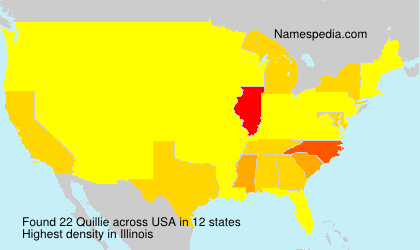 Surname Quillie in USA Surname Quillie in USA