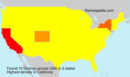 Surname Quiman in USA Surname Quiman in USA