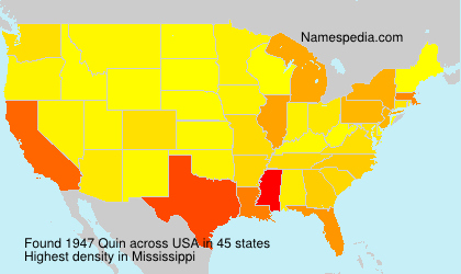 Surname Quin in USA Surname Quin in USA