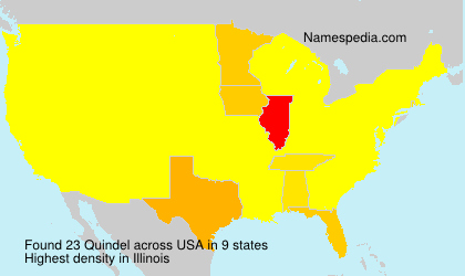 Surname Quindel in USA Surname Quindel in USA