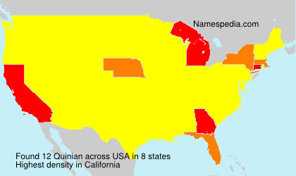 Surname Quinian in USA Surname Quinian in USA