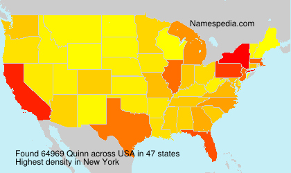 Surname Quinn in USA Surname Quinn in USA