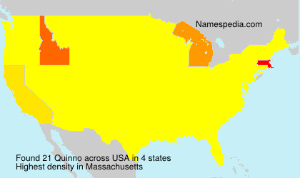 Surname Quinno in USA Surname Quinno in USA