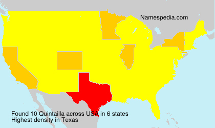Surname Quintailla in USA Surname Quintailla in USA
