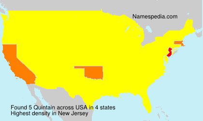 Surname Quintain in USA Surname Quintain in USA