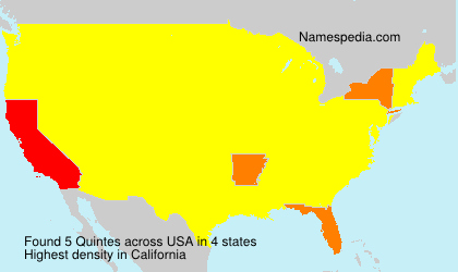 Surname Quintes in USA Surname Quintes in USA
