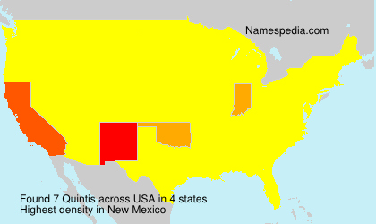 Surname Quintis in USA Surname Quintis in USA