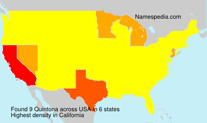 Surname Quintona in USA Surname Quintona in USA