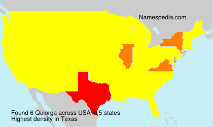 Surname Quiorga in USA Surname Quiorga in USA
