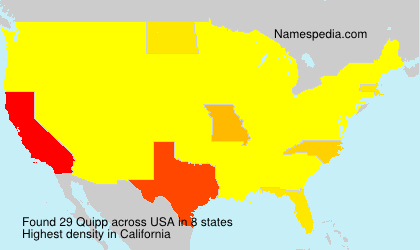 Surname Quipp in USA Surname Quipp in USA
