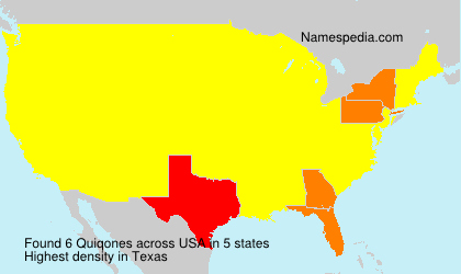 Surname Quiqones in USA Surname Quiqones in USA
