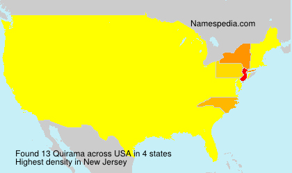 Surname Quirama in USA Surname Quirama in USA