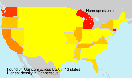 Surname Quiriconi in USA Surname Quiriconi in USA
