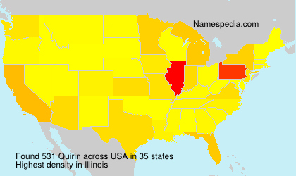 Surname Quirin in USA Surname Quirin in USA