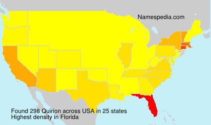 Surname Quirion in USA