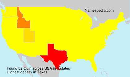 Surname Quirl in USA Surname Quirl in USA