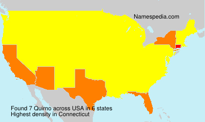 Surname Quirno in USA Surname Quirno in USA