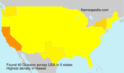 Surname Quisano in USA Surname Quisano in USA