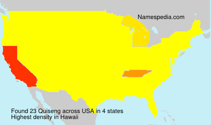 Surname Quiseng in USA Surname Quiseng in USA