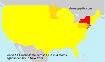 Surname Quishpilema in USA Surname Quishpilema in USA