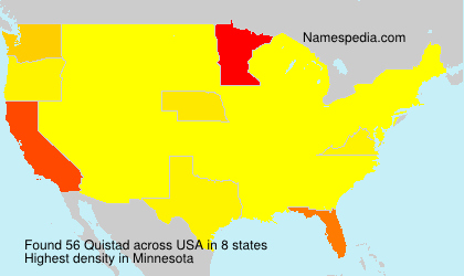 Surname Quistad in USA Surname Quistad in USA