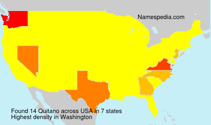 Surname Quitano in USA Surname Quitano in USA