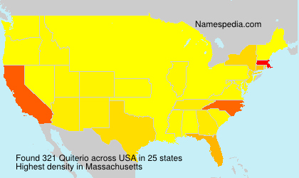 Surname Quiterio in USA Surname Quiterio in USA