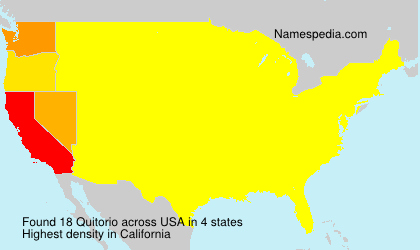 Surname Quitorio in USA Surname Quitorio in USA