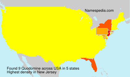 Surname Quodomine in USA Surname Quodomine in USA