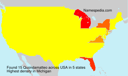 Surname Quondamatteo in USA Surname Quondamatteo in USA
