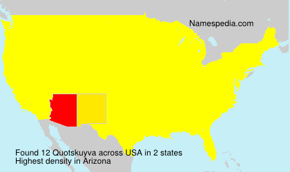 Surname Quotskuyva in USA Surname Quotskuyva in USA