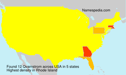 Surname Qvarnstrom in USA Surname Qvarnstrom in USA