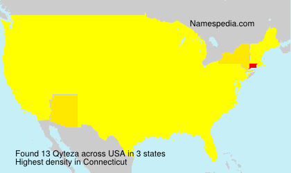 Surname Qyteza in USA Surname Qyteza in USA