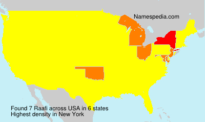 Surname Raafi in USA Surname Raafi in USA