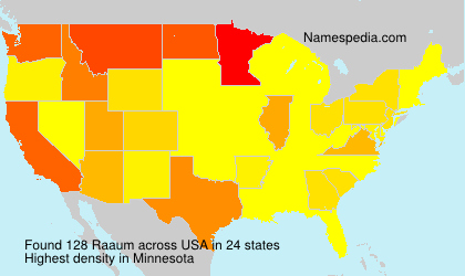 Surname Raaum in USA Surname Raaum in USA