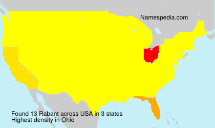 Surname Rabant in USA Surname Rabant in USA