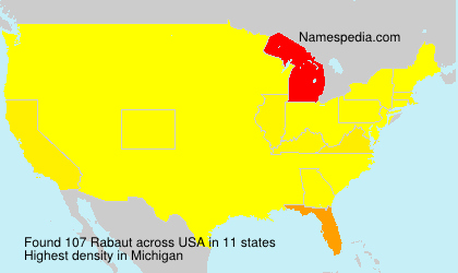 Surname Rabaut in USA Surname Rabaut in USA