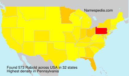 Surname Rabold in USA Surname Rabold in USA