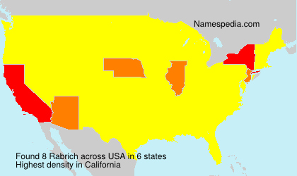 Surname Rabrich in USA Surname Rabrich in USA