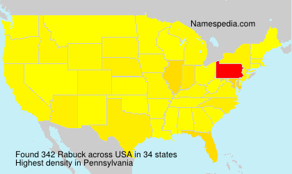 Surname Rabuck in USA Surname Rabuck in USA