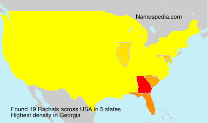 Surname Rachals in USA Surname Rachals in USA