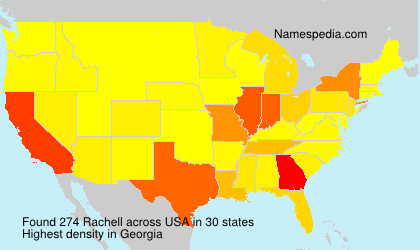 Surname Rachell in USA Surname Rachell in USA