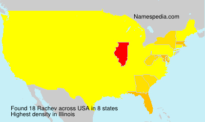 Surname Rachev in USA Surname Rachev in USA