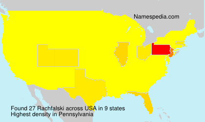 Surname Rachfalski in USA Surname Rachfalski in USA