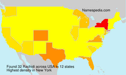 Surname Rachidi in USA Surname Rachidi in USA