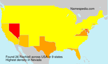 Surname Rachiell in USA Surname Rachiell in USA