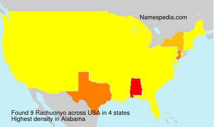 Surname Rachuonyo in USA Surname Rachuonyo in USA