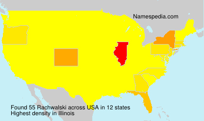 Surname Rachwalski in USA Surname Rachwalski in USA