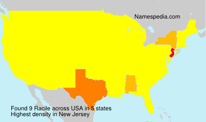 Surname Racile in USA Surname Racile in USA
